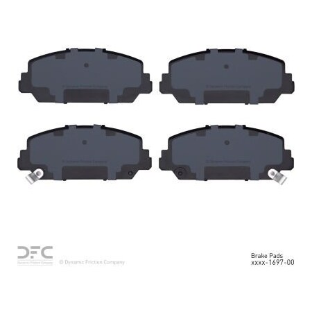 Dynamic Friction Co DFC 3000 Ceramic Brake Pads - Dynamic Friction Company 1310-1697-00 1310-1697-00